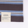 A[S]USL SMALL LOGO BORDER TEE-GREY STRIPES