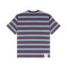 A[S]USL SMALL LOGO BORDER TEE-GREY STRIPES