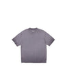NINE POINT NINE SMALL LOGO S/S TEE-WASHED PURPLE