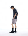 NINE POINT NINE SMALL LOGO S/S TEE-WASHED BLACK