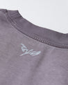 NINE POINT NINE SMALL LOGO S/S TEE-WASHED PURPLE