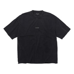 NINE POINT NINE SMALL LOGO S/S TEE-WASHED BLACK