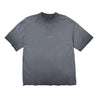 NINE POINT NINE SMALL LOGO S/S TEE-WASHED GREY