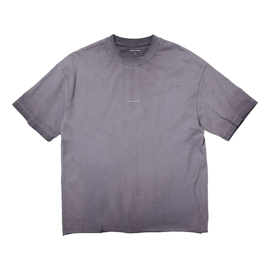 NINE POINT NINE SMALL LOGO S/S TEE-WASHED PURPLE