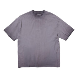 NINE POINT NINE SMALL LOGO S/S TEE-WASHED PURPLE