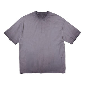 NINE POINT NINE SMALL LOGO S/S TEE-WASHED PURPLE