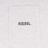 A[S]USL SMALL LOGO WAFFLE TEE-LIGHT GREY
