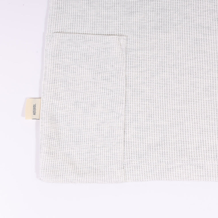 A[S]USL SMALL LOGO WAFFLE TEE-LIGHT GREY