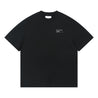 OPEN DIALOGUE SMALL PRINT LOGO TEE-BLACK