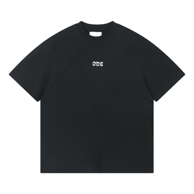 OPEN DIALOGUE SMILE TEE-BLACK