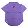 2ND CLOSET "SMILEY FACE" PRINTED PET T-SHIRT-PURPLE