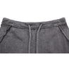 NEUTRAL SOCIETY SNOW WASH CARGO SWEAT PANTS-DARK GREY