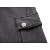 NEUTRAL SOCIETY SNOW WASH CARGO SWEAT PANTS-DARK GREY