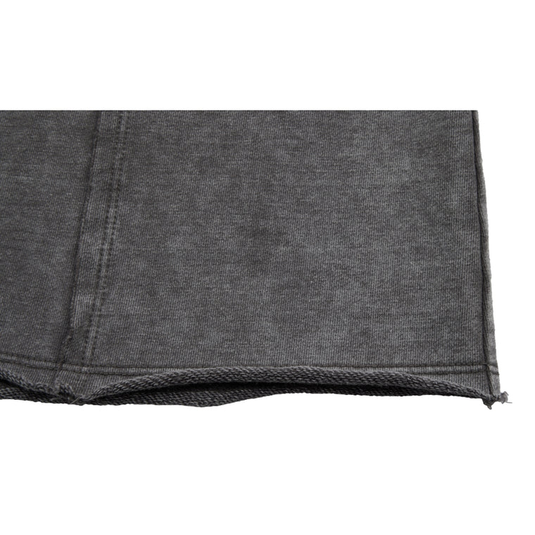 NEUTRAL SOCIETY SNOW WASH CARGO SWEAT SKIRT-DARK GREY