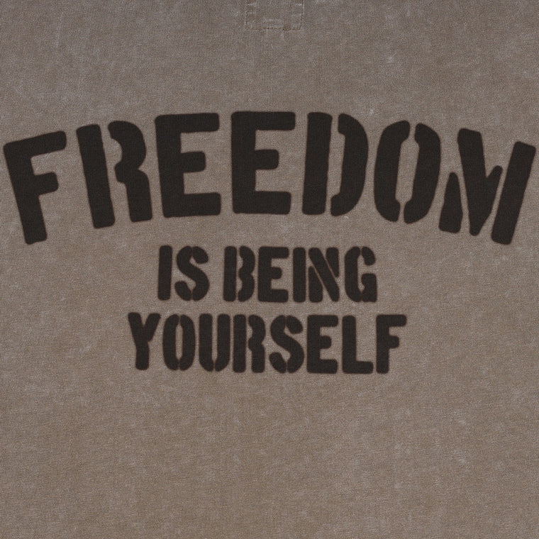 A[S]USL SNOW WASH FREEDOM TEE-GREY