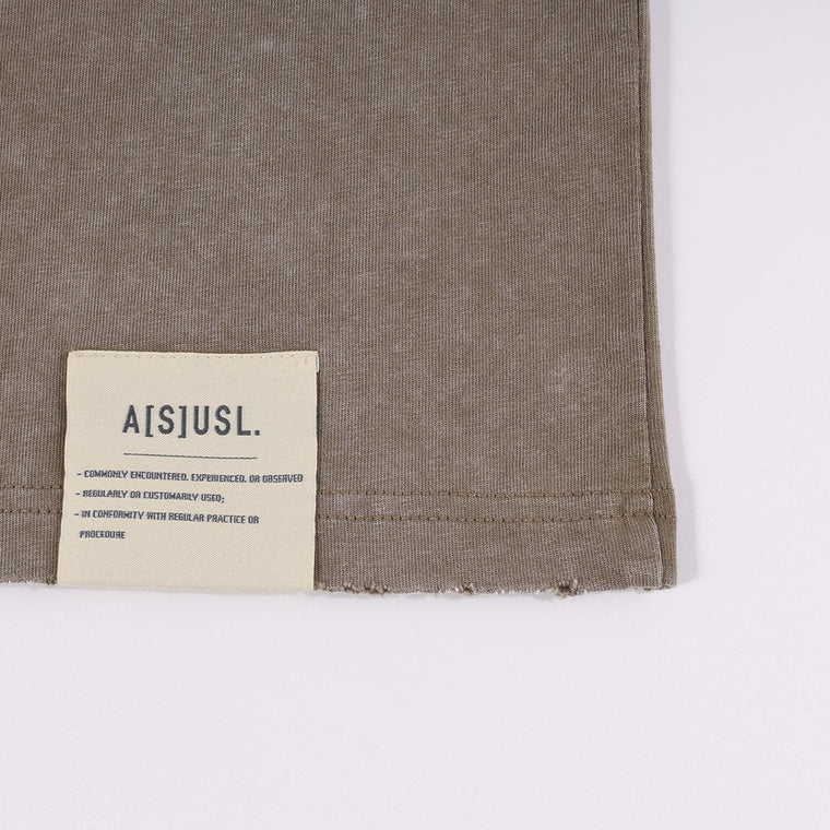 A[S]USL SNOW WASH FREEDOM TEE-GREY