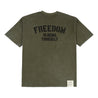 A[S]USL SNOW WASH FREEDOM TEE-OLIVE
