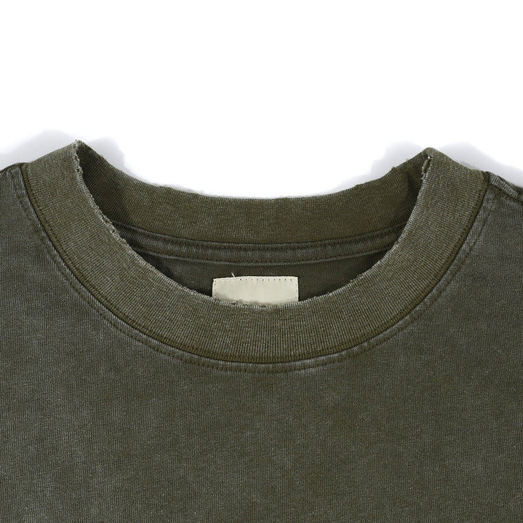A[S]USL SNOW WASH FREEDOM TEE-OLIVE