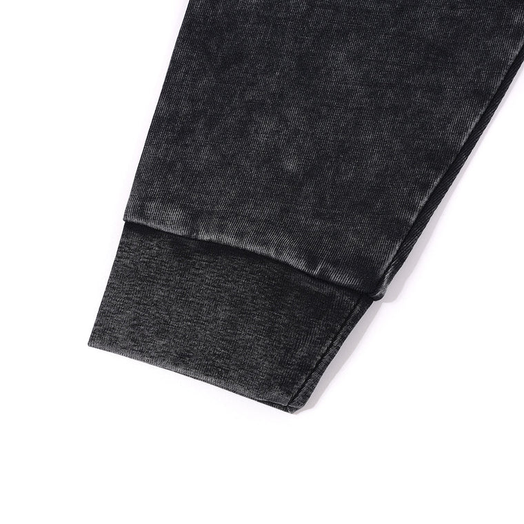 A[S]USL SNOW WASH LOGO LONG TEE-BLACK