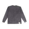 A[S]USL SNOW WASH LOGO LONG TEE-CHARCOAL