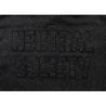 NEUTRAL SOCIETY SNOW WASH LOGO POLO SHIRT-BLACK