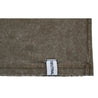 NEUTRAL SOCIETY SNOW WASH LOGO POLO SHIRT-BROWN