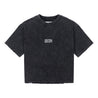 NEUTRAL SOCIETY SNOW WASH LOGO TEE-BLACK