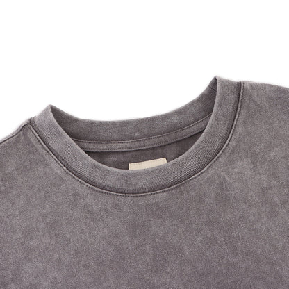 A[S]USL SNOW WASH PHOTO PRINT TEE-CHARCOAL