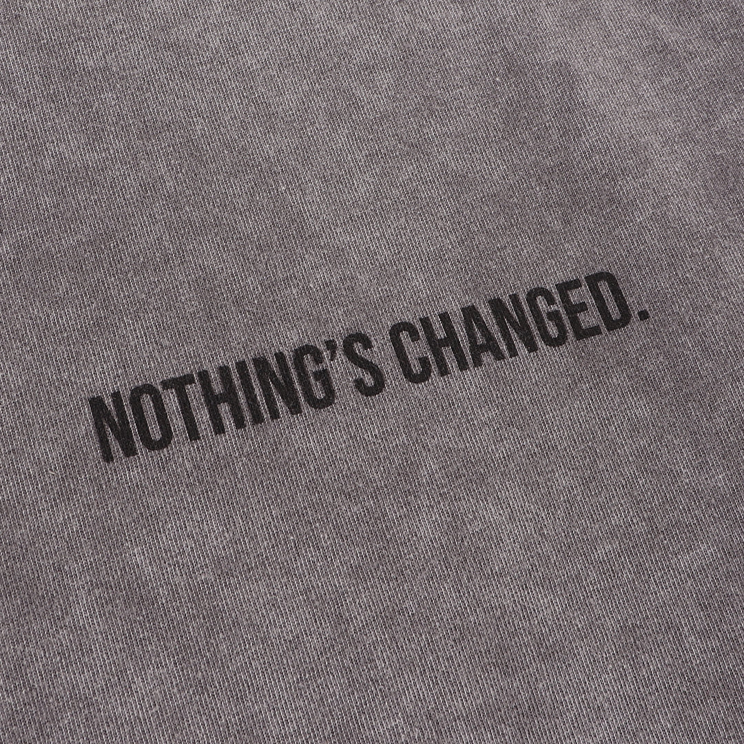 A[S]USL SNOW WASH PHOTO PRINT TEE-CHARCOAL