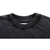 NEUTRAL SOCIETY SNOW WASH REVERSE TEE-WASHED BLACK