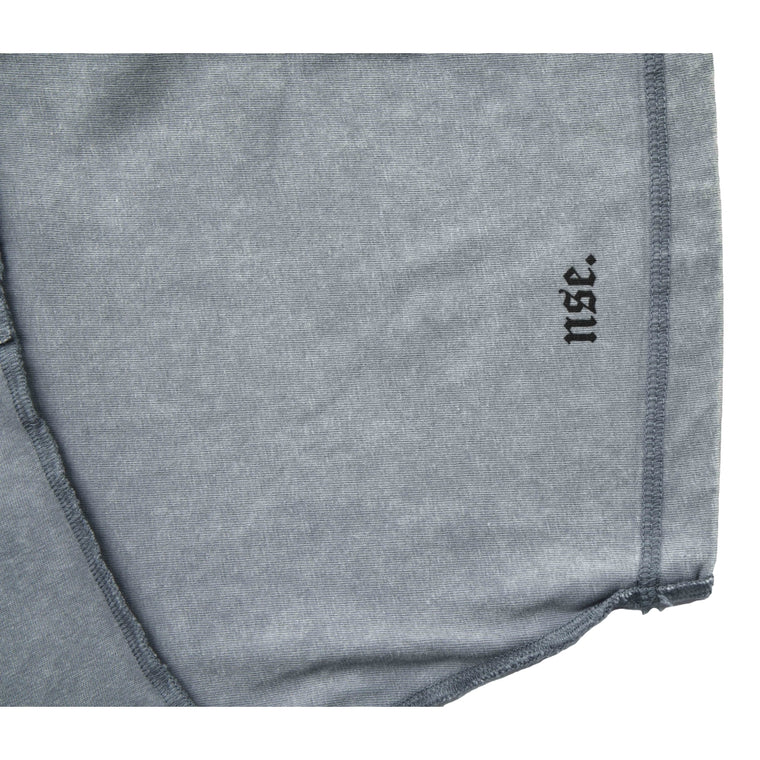 NEUTRAL SOCIETY SNOW WASH REVERSE TEE-WASHED GREY
