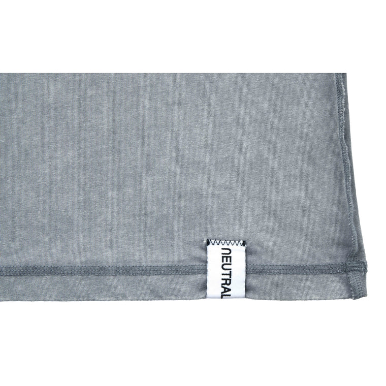 NEUTRAL SOCIETY SNOW WASH REVERSE TEE-WASHED GREY