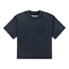 NEUTRAL SOCIETY SNOW WASH REVERSE TEE-WASHED NAVY