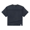 NEUTRAL SOCIETY SNOW WASH REVERSE TEE-WASHED NAVY