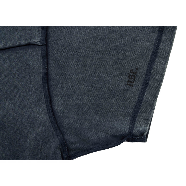 NEUTRAL SOCIETY SNOW WASH REVERSE TEE-WASHED NAVY