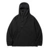 MEANSWHILE SOLOTEX WAFFLE BALACLAVA HOODIE-BLACK