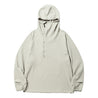 MEANSWHILE SOLOTEX WAFFLE BALACLAVA HOODIE-GREY