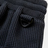 MEANSWHILE SOLOTEX WAFFLE EASY SHORTS-NAVY