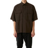 WHITE MOUNTAINEERING SOLOTEX WIDE SLEEVE SHIRT-BROWN