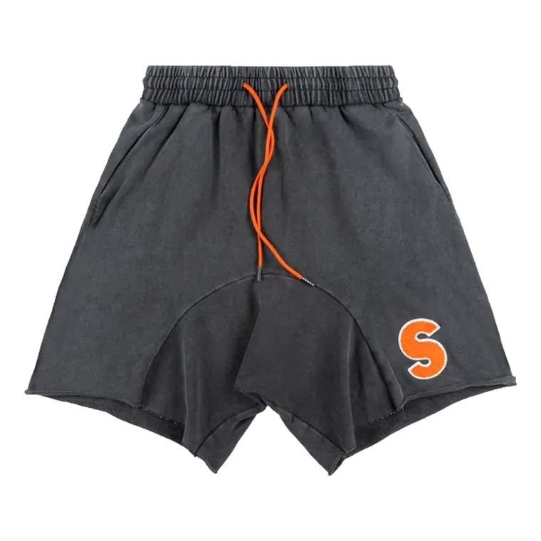 SCENE BY ICE FIRE S_PATCH SHORT PANTS // -BLACK