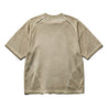 NINE POINT NINE SPIRAL LOGO S/S TEE-TAN