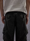 NINE POINT NINE SPIRAL MULTI POCKET FIELD PANTS-BLACK