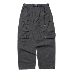 NINE POINT NINE SPIRAL MULTI POCKET FIELD PANTS-BLACK