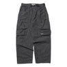 NINE POINT NINE SPIRAL MULTI POCKET FIELD PANTS-BLACK