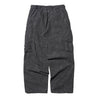 NINE POINT NINE SPIRAL MULTI POCKET FIELD PANTS-BLACK