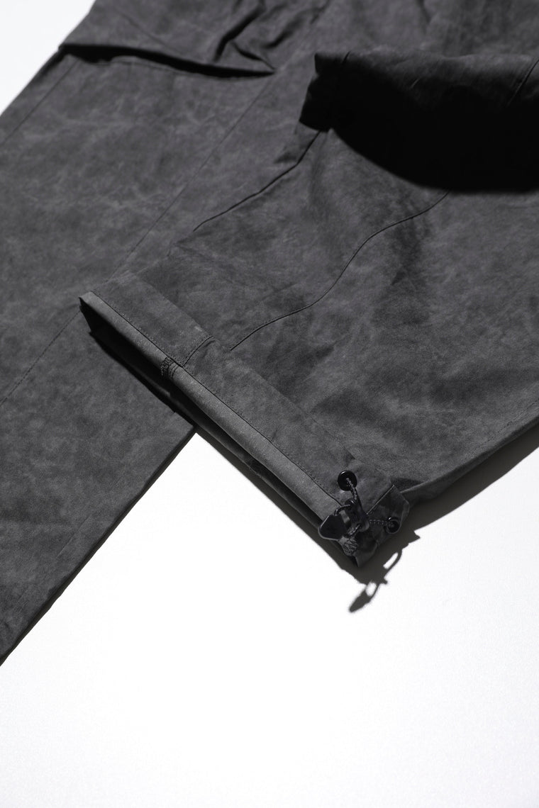 NINE POINT NINE SPIRAL MULTI POCKET FIELD PANTS-BLACK