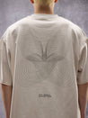 NINE POINT NINE "SPIRAL NEVER END" WASH TEE-GREY