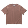 NINE POINT NINE "SPIRAL NEVER END" WASH TEE-BROWN