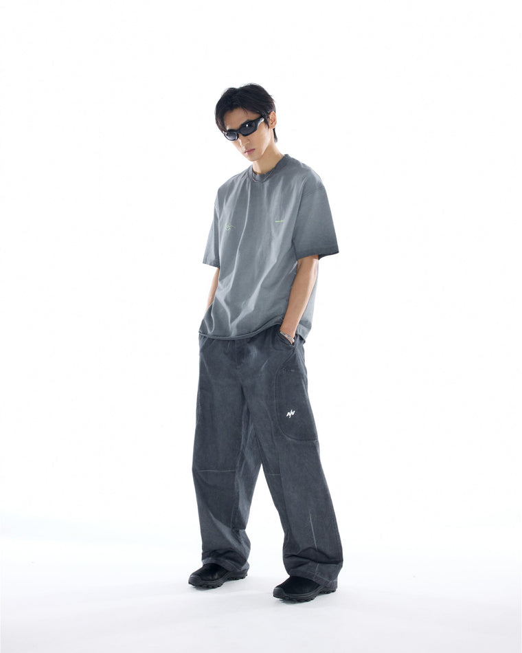 NINE POINT NINE "SPIRIT TRANSFORM" S/S TEE-WASHED PURPLE