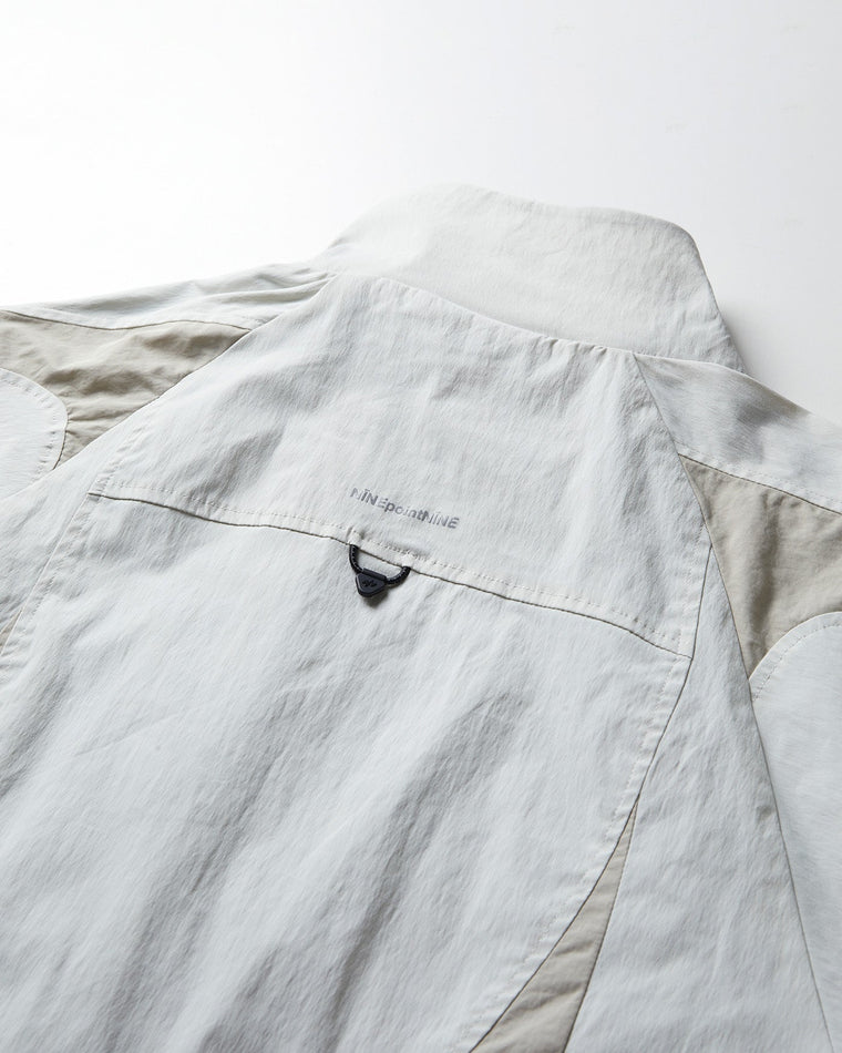 NINE POINT NINE SPRINTER OVERSIZE PANEL JACKET-BEIGE